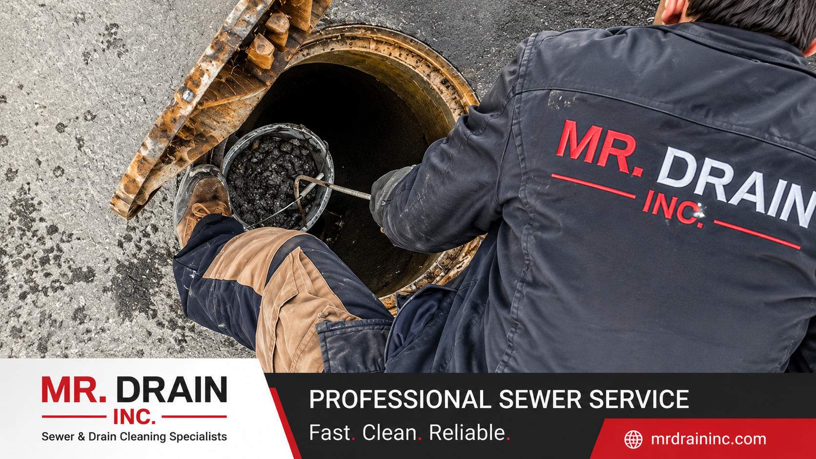 Sewer manhole — main line maintenance access